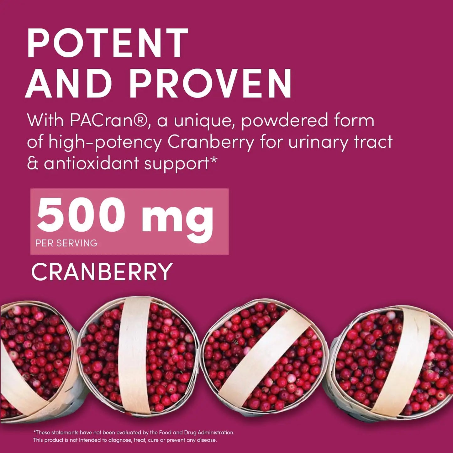 Swisse Cranberry Pills For Women & Men | PACran Cranberry Extract Supplement 25000mg | Bladder & Kidney Support * | 100 Capsules