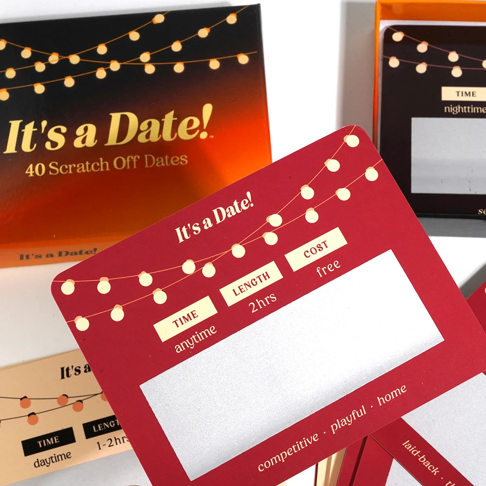 It's a Date 40 Fun and Romantic Scratch off Date Ideas