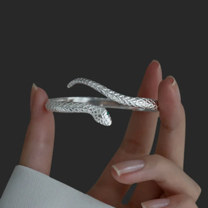 925 Sterling Silver Snake Shape Bracelet