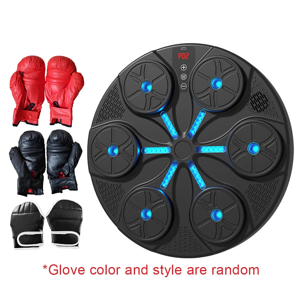 Bluetooth Music Boxing Machine With Gloves For Home Gym