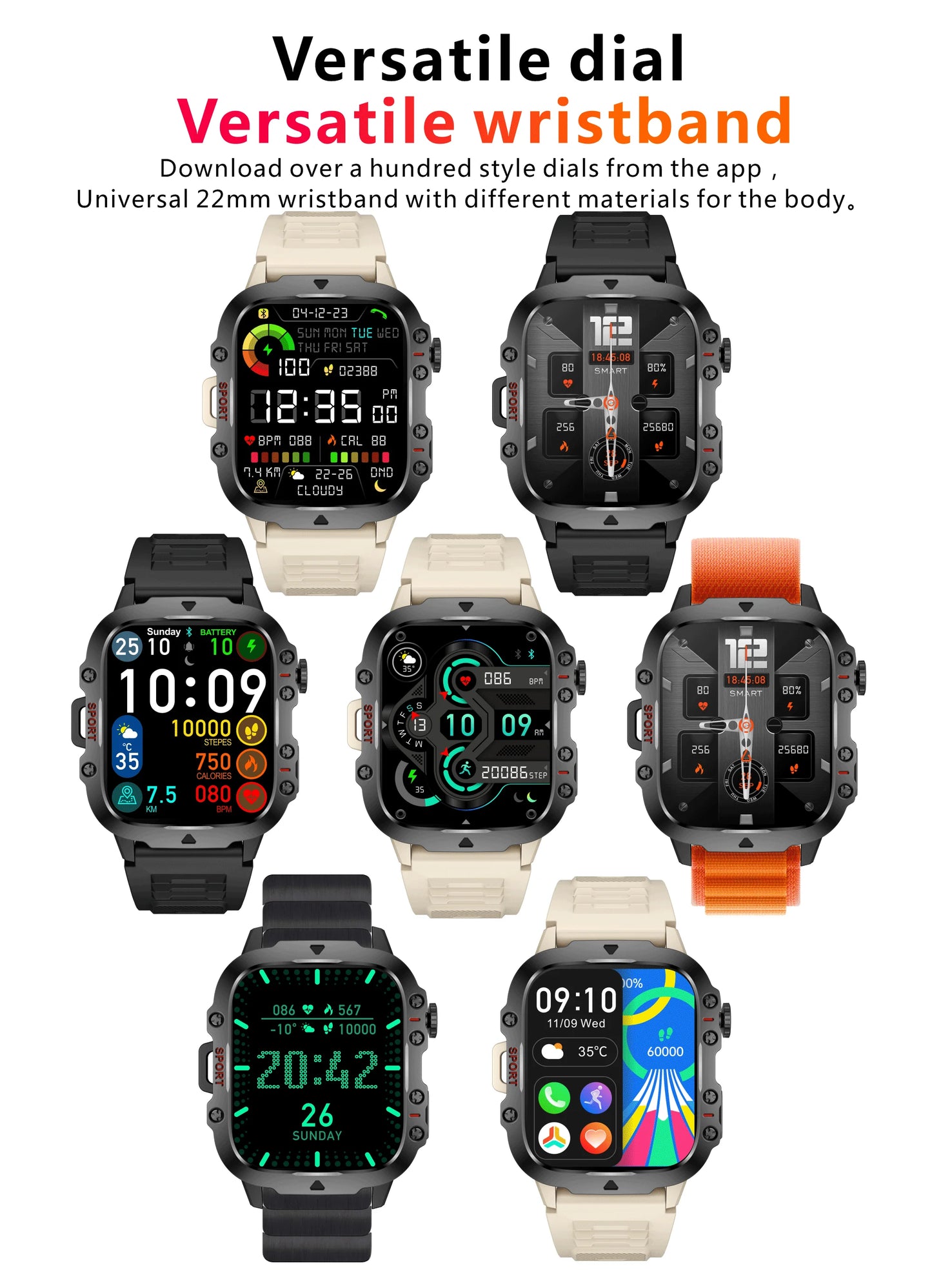 2024 New For Xiaomi Military Smart Watch