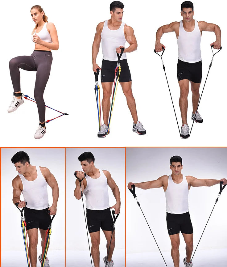 Resistance Bands With Handles for Home Gym