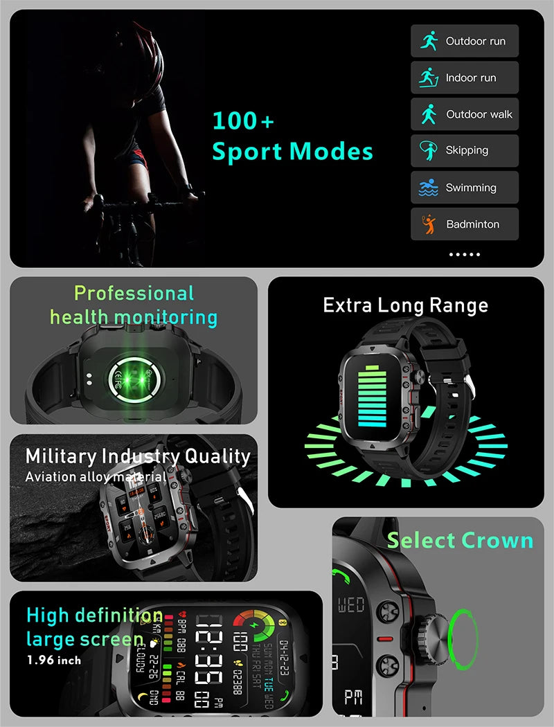 2024 New For Xiaomi Military Smart Watch