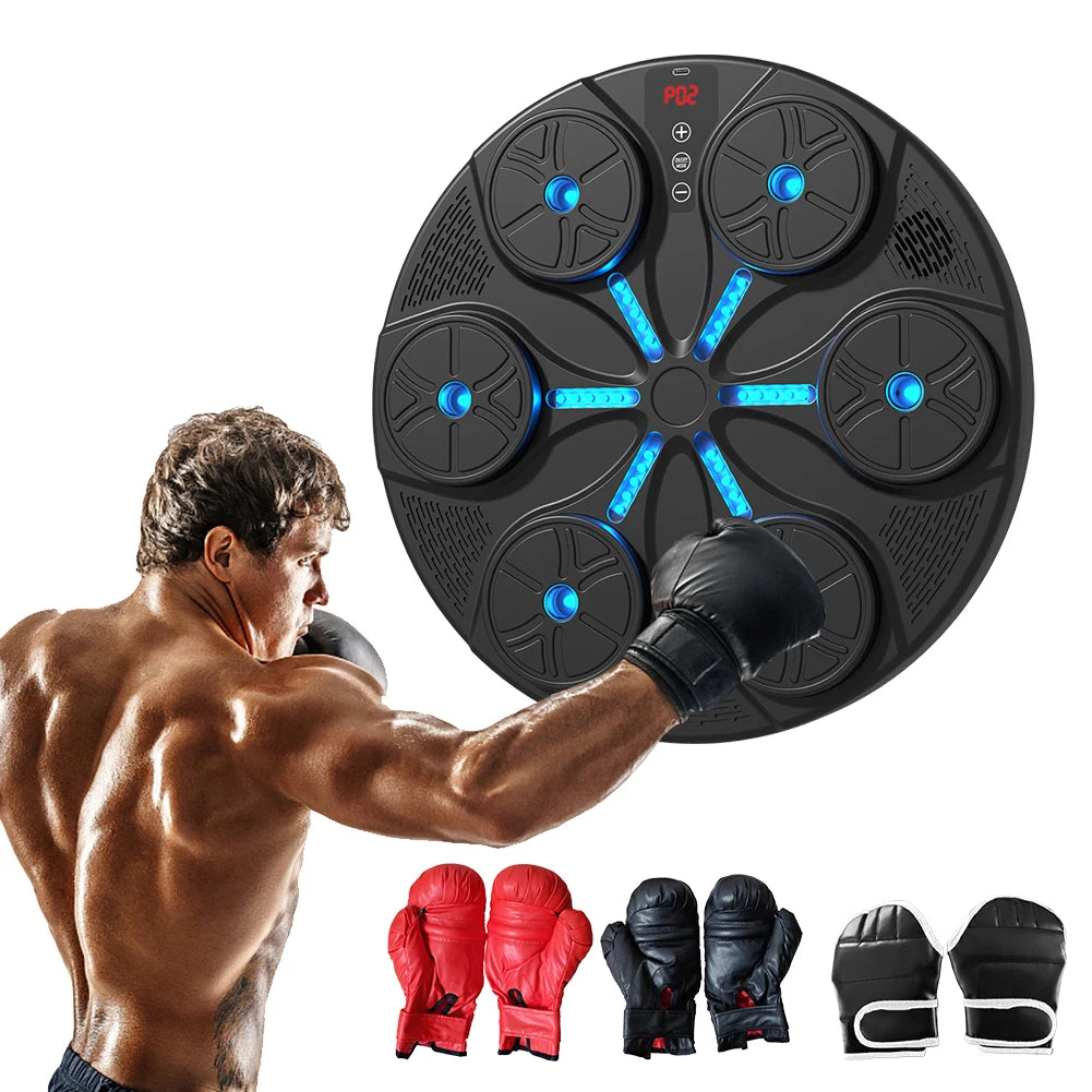 Bluetooth Music Boxing Machine With Gloves For Home Gym