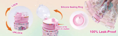 Unicorn Decorate Your Own Water Bottle Kits for Girls