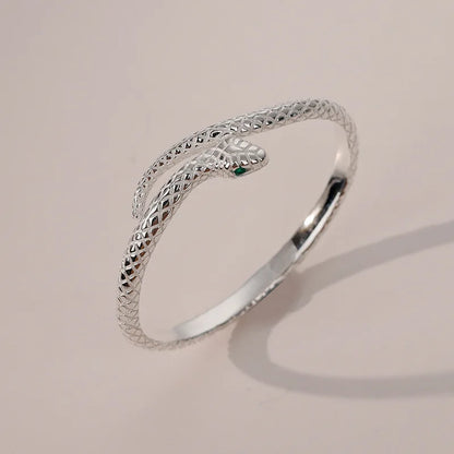 925 Sterling Silver Snake Shape Bracelet